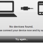 No devices found - Garmin error