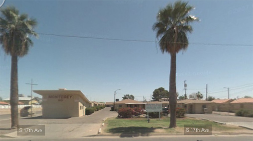 The Monterey motel still exists, according to Google Street View