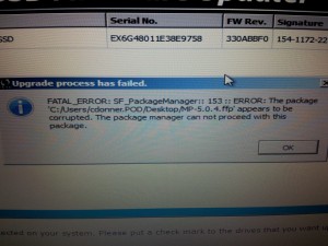 OWS Firmware Updater Error