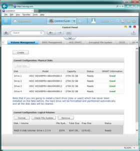 QNAP Raid Configuration