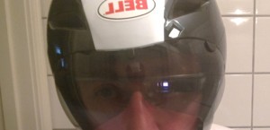 Glass worn under an aero helmet