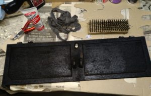 Tools needed for installing a fiberglass gasket on a fireplace damper